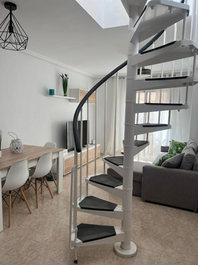 Ferienwohnung Atico Duplex Con Vista Mar Y Terraza Privada A 200M De La Playa Hasta 6 Personas Garrucha Exterior foto