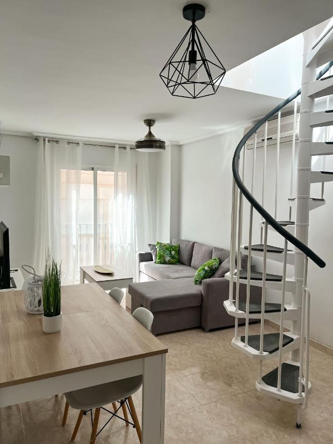 Ferienwohnung Atico Duplex Con Vista Mar Y Terraza Privada A 200M De La Playa Hasta 6 Personas Garrucha Exterior foto